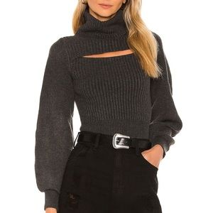 Free People Ariel Sweater Turtleneck Pullover